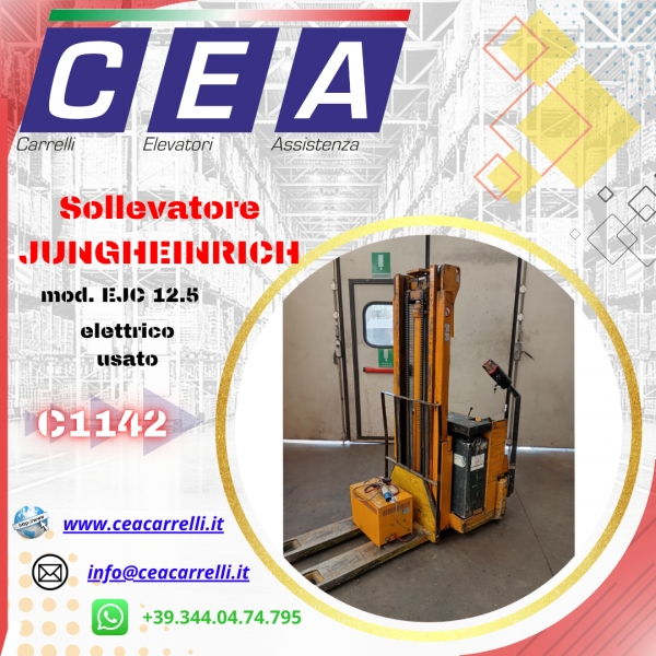 C1142 - Sollevatore elettrico usato - JUNGHEINRICH EJC12.5