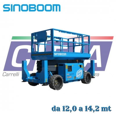 SINOBOOM - PIATTAFORME SEMOVENTI DIESEL A FORBICE - DA CANTIERE