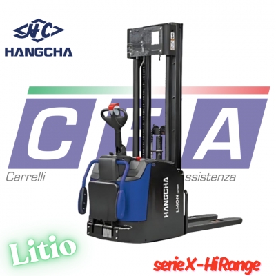 HANGCHA - STOCCATORE ELETTRICO A COLONNA 20Q CON PEDANA - serie X Hi Range