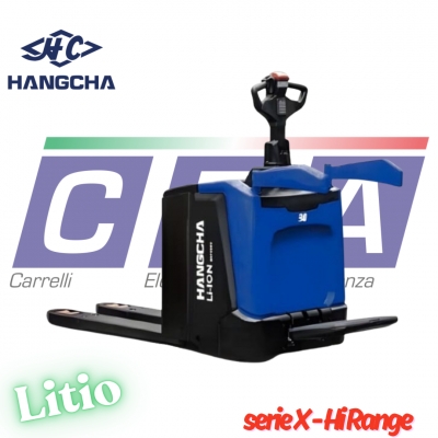 HANGCHA - TRANSPALLET ELETTRICO 20Q CON PEDANA - serie X Hi Range