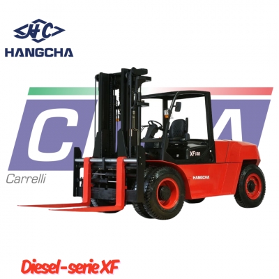 HANGCHA - CARRELLO ELEVATORE FRONTALE DIESEL (80-120Q) serie XF