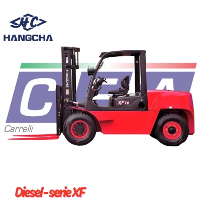 HANGCHA - CARRELLO ELEVATORE FRONTALE DIESEL (50-70Q) serie XF